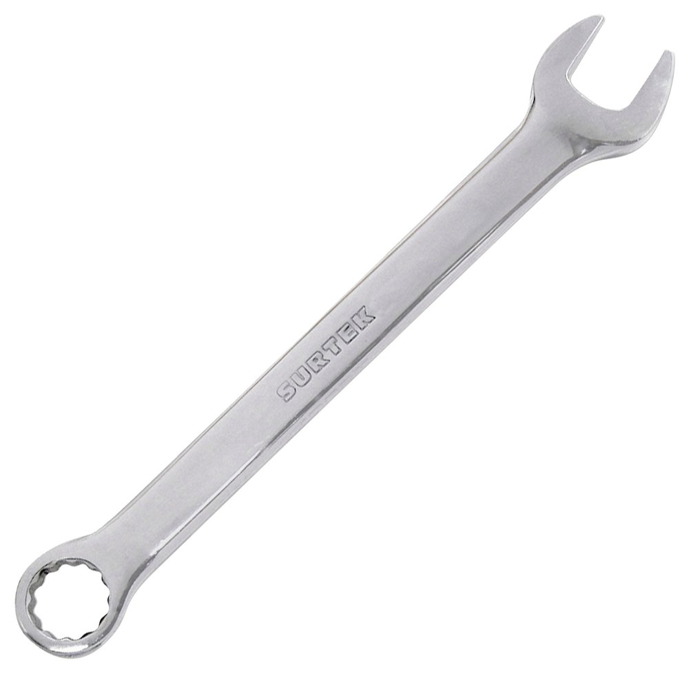 6 Pza Llave combinada pulido espejo en pulgadas, 12 puntas, 13/16" Surtek