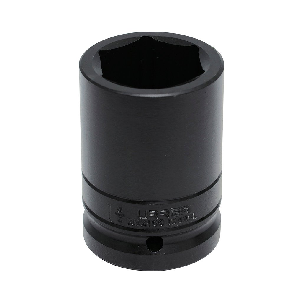 Dado de impacto largo cuadro de 1", 6 puntas, en pulgadas, 1-5/8" Urrea