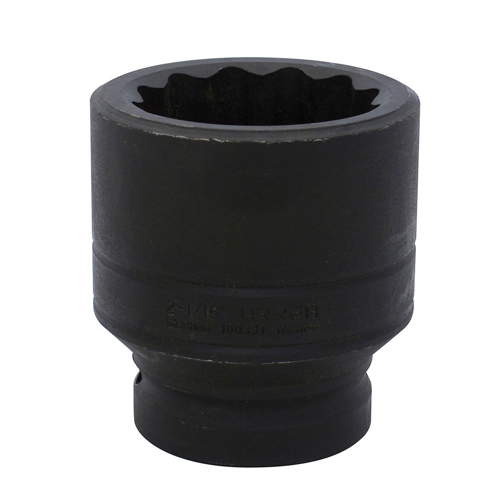 Dado de impacto cuadro de 1", 12 puntas, en pulgadas, 2-1/16" Urrea