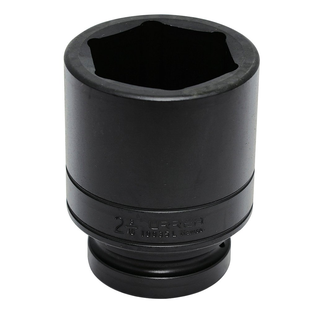 Dado de impacto largo cuadro de 1", 6 puntas, en pulgadas, 2-3/16" Urrea