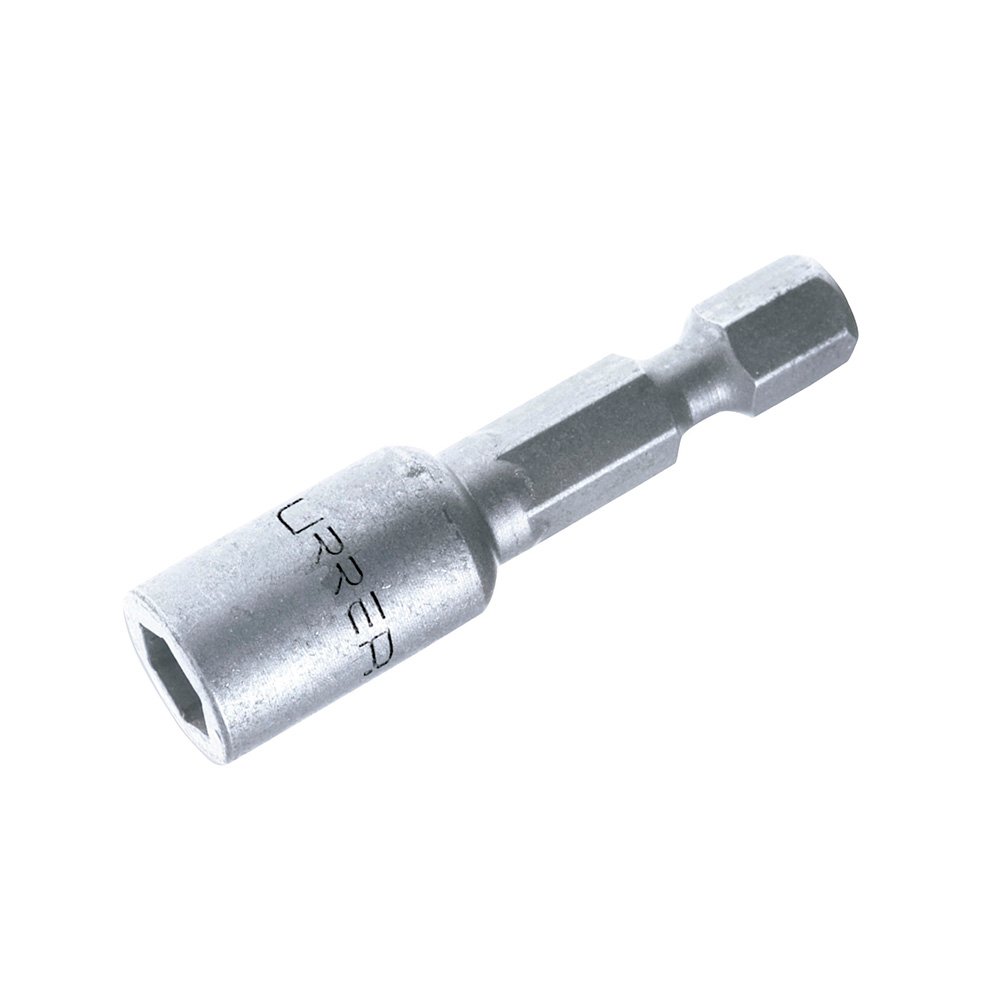 6 Pza Punta de caja de poder con imán en pulgadas hexágono de 1/4", 7/16" x 2-9/16" Urrea