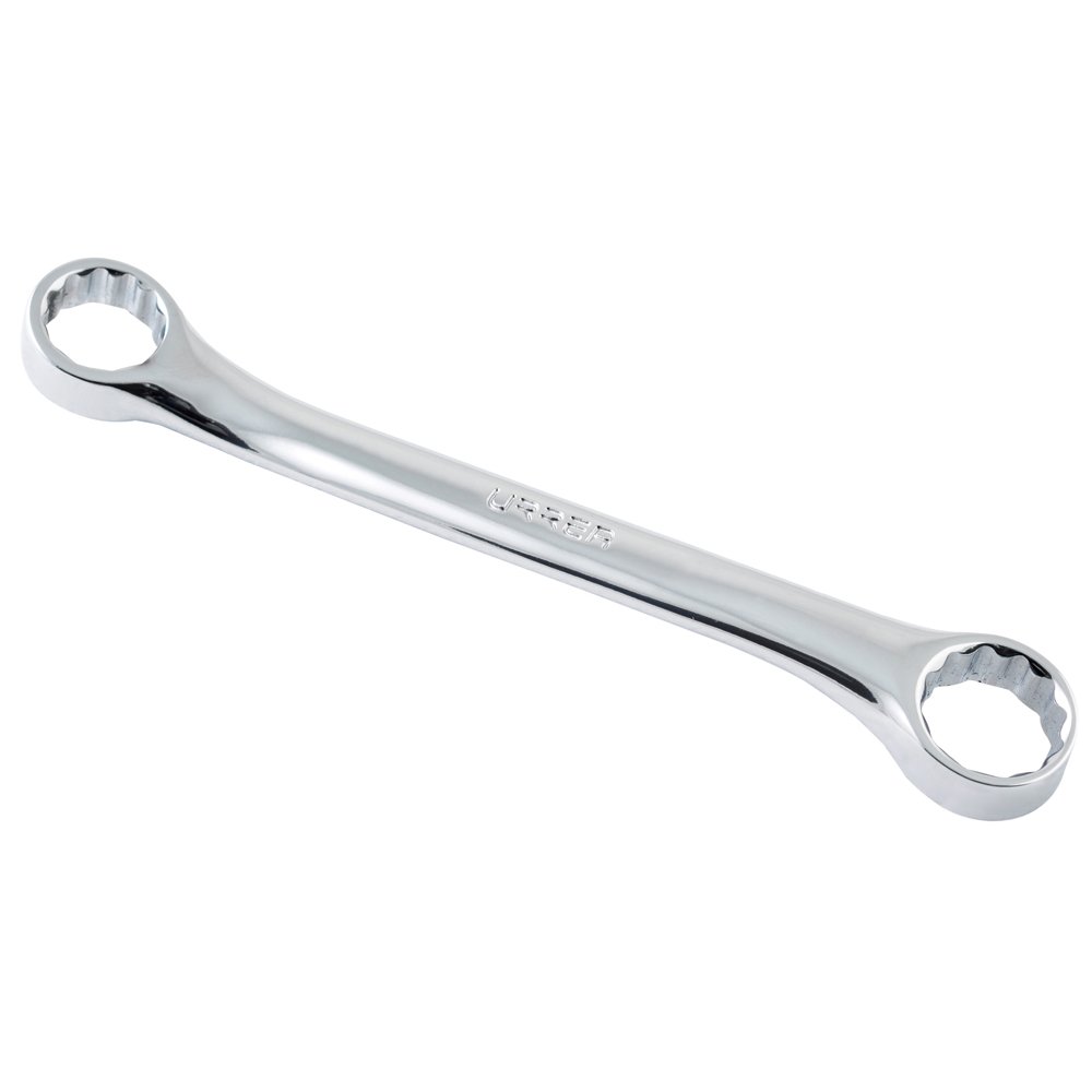 6 Pza Llave de estrías pulido espejo de 15° en pulgadas, 12 puntas, 3/8" x 7/16" Urrea