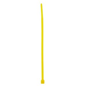 Cinchos plásticos 150 x 3.6 mm, tensión 18 kg de 50 piezas, color amarillo Surtek