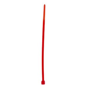 Cinchos plásticos 150 x 3.6 mm, tensión 18 kg de 50 piezas, color rojo Surtek