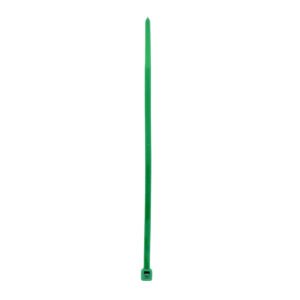 Cinchos plásticos 150 x 3.6 mm, tensión 18 kg de 50 piezas, color verde Surtek