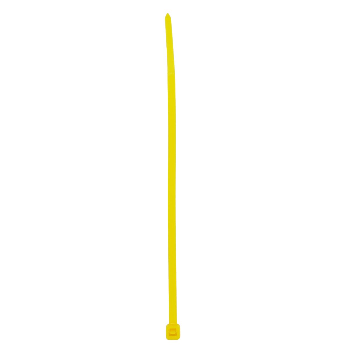 10 Pza Cinchos plásticos 300 x 4.6 mm, tensión 22 kg de 50 piezas, color amarillo Surtek