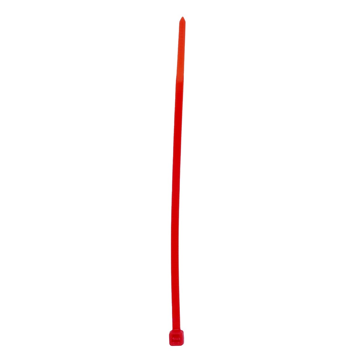 10 Pza Cinchos plásticos 300 x 4.6 mm, tensión 22 kg de 50 piezas, color rojo Surtek