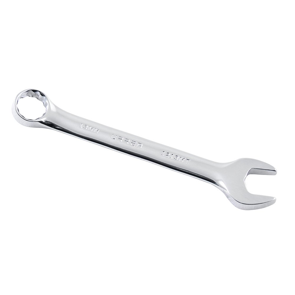 6 Pza Llave combinada corta pulido espejo métrica, 12 puntas, 13 mm Urrea