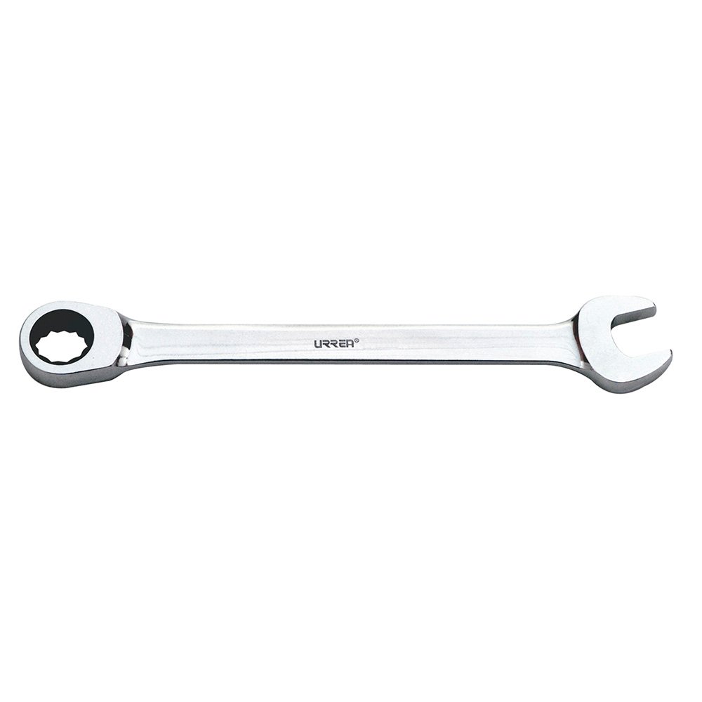 Llave combinada pulido espejo de matraca métrica, 12 puntas, 15 mm Urrea