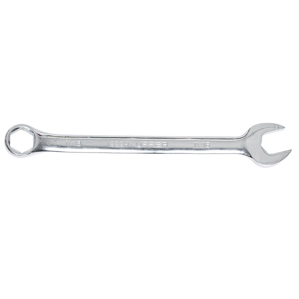 6 Pza Llave combinada pulido espejo en pulgadas, 6 puntas, 11/16" Urrea