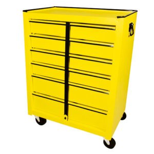 Gabinete móvil con 6 gavetas color amarillo 25" Surtek