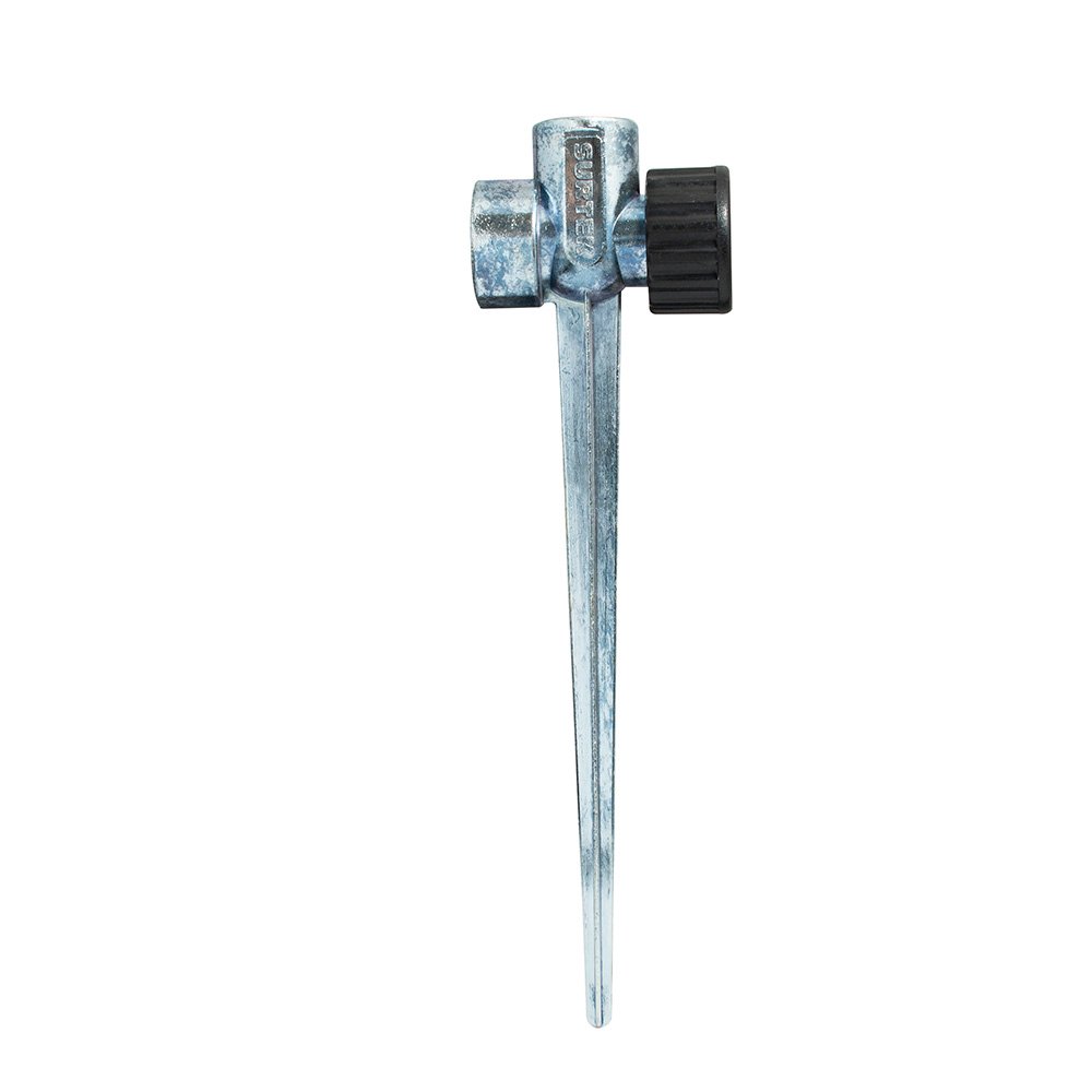 6 Pza Estaca metálica universal para aspersor 11", 2 vías Surtek