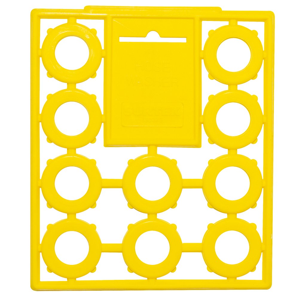 25 Pza Juego de empaques de hule para conector para manguera de riego, 10 piezas Surtek