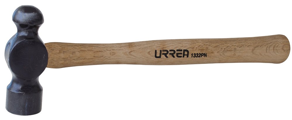 Martillo de bola black con mango de madera de 18", 48 oz Urrea