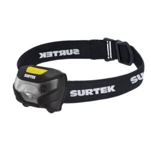 Linterna de LED para cabeza recargable de 200 lm Surtek