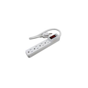 Multicontacto 4 entradas cable 30 cm Surtek