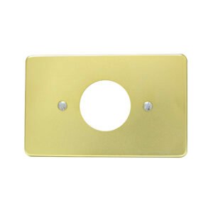 Placa sencilla de aluminio, línea estándar, color oro Surtek