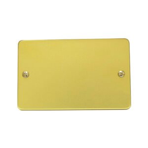 Placa ciega de aluminio, línea estándar, color oro Surtek