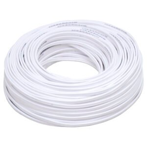 Cable eléctrico POT 2 x 12, 100 m color blanco Surtek