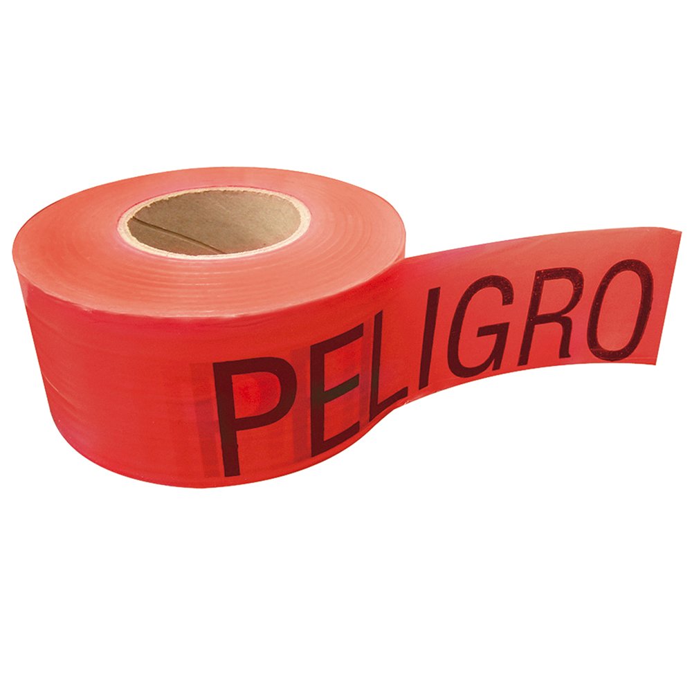 3 Pza Cinta para barricada "PELIGRO" ancho 3" de 100 m Surtek