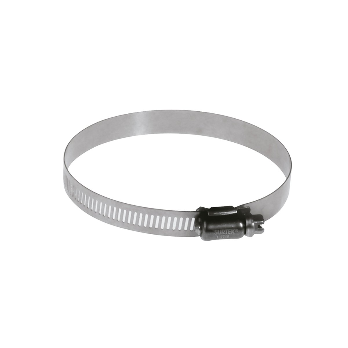 50 Pza Abrazadera sin fin de acero inoxidable de 9/16" a 1-1/16" Surtek