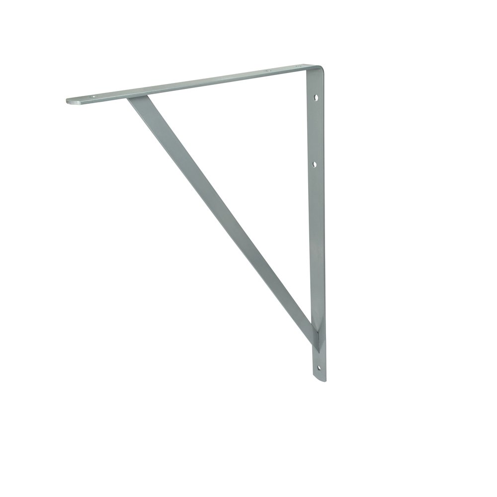 10 Pza Ménsula con soporte color gris 10 x 16" Surtek