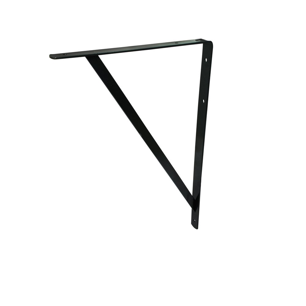 10 Pza Ménsula con soporte color negro 13 x 20" Surtek