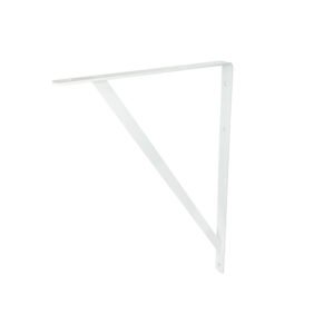 10 Pza Ménsula con soporte color blanco 8 x 12" Surtek