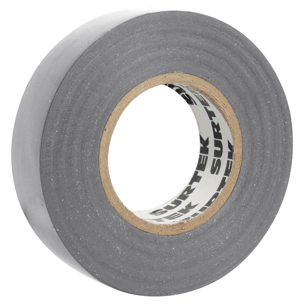 6 Pza Cinta gris para aislar 19 mm x 9 m Surtek