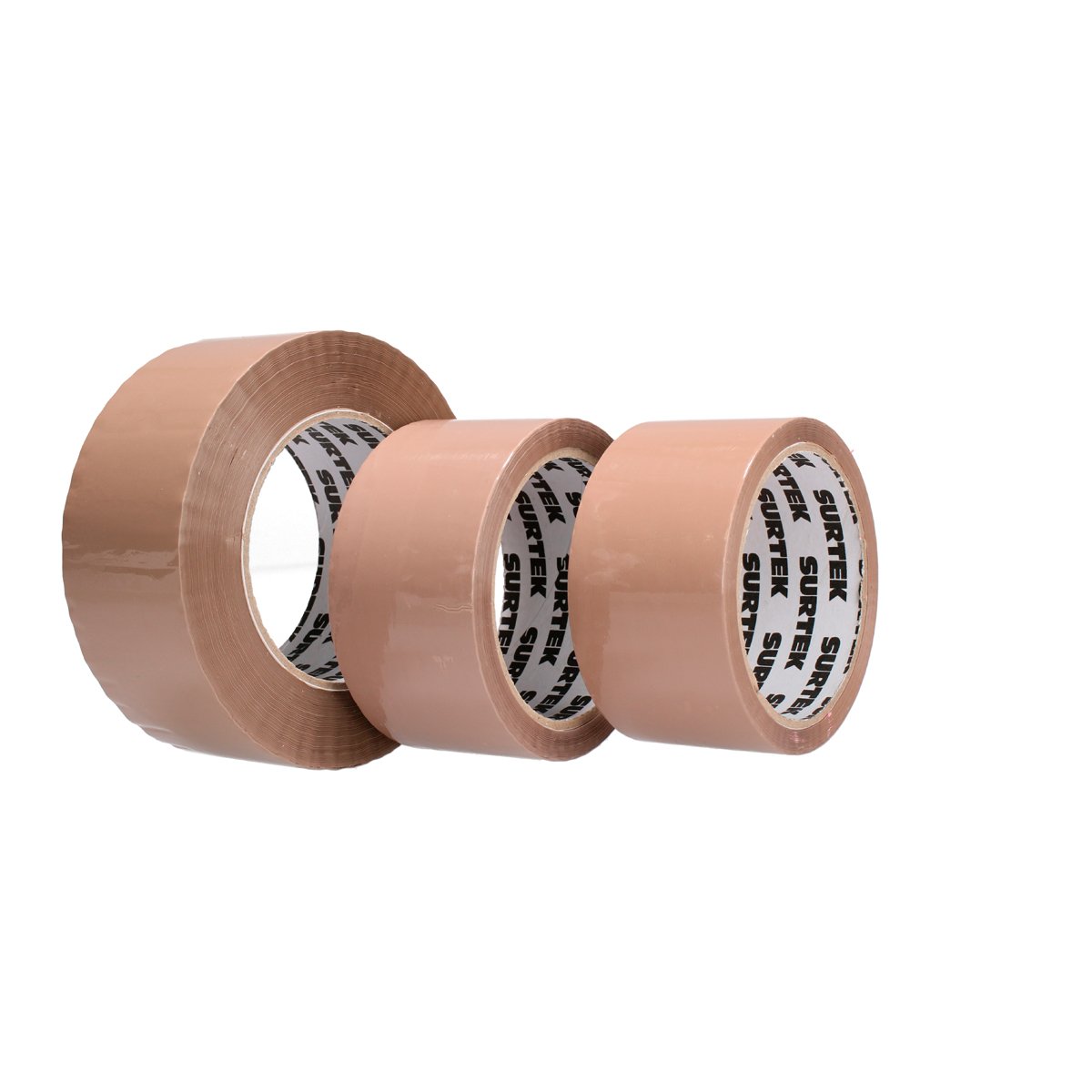 6 Pza Cinta canela de acrílico para empacar 48mm x 40 m Surtek