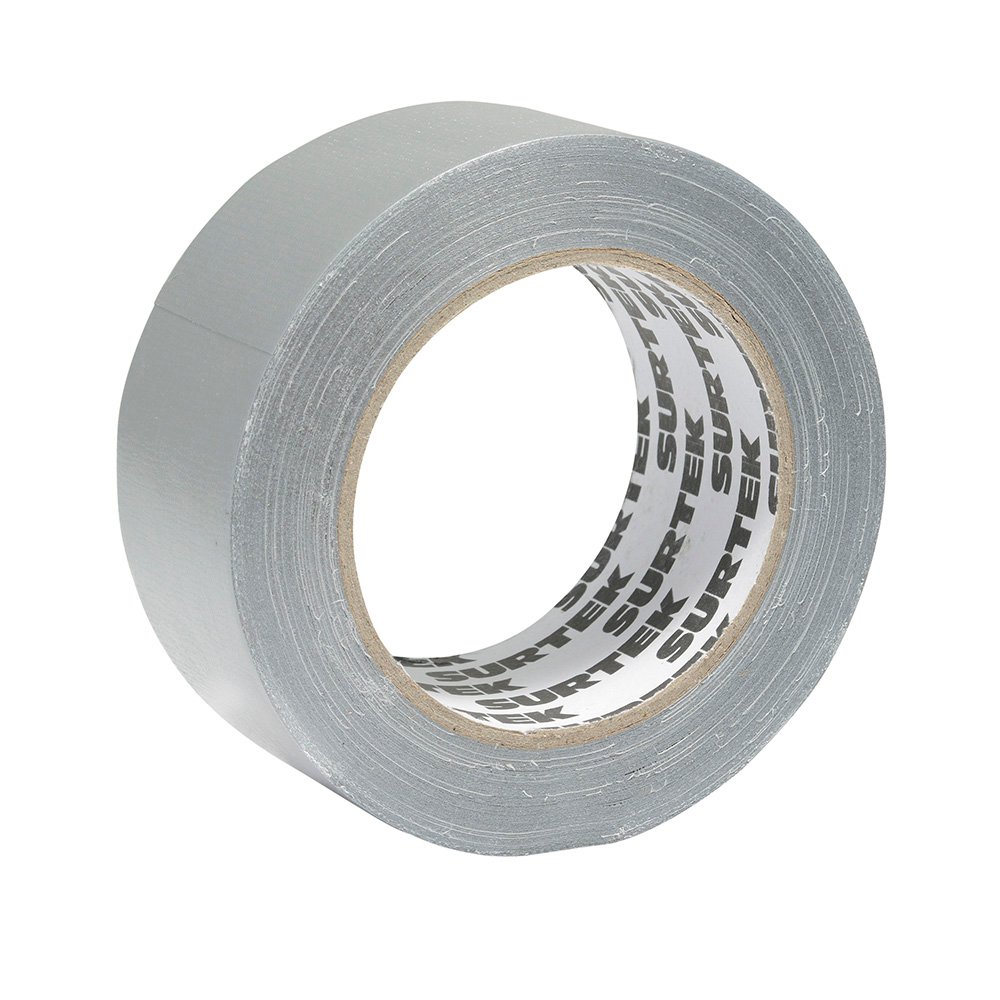 3 Pza Cinta gris para ducto 48 mm x 30 m Surtek