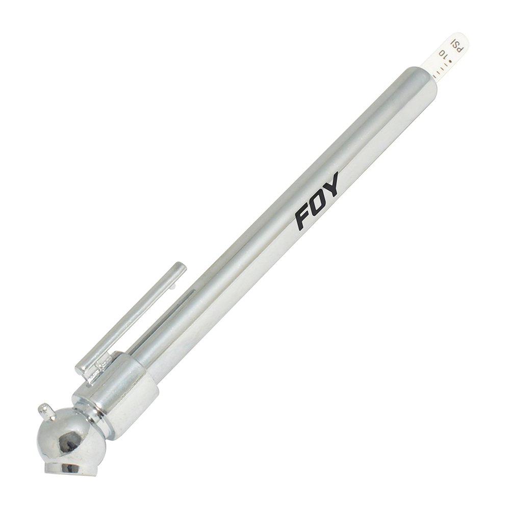6 Pza Gauge tipo lápiz 50 PSI, 30.90 cm Foy