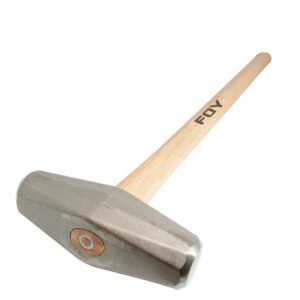 Marro tipo barril con mango largo de madera de 36", 6 lb Foy