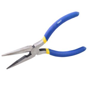 Pinza para electricista con mango con doble plastisol de 7" punta larga Foy