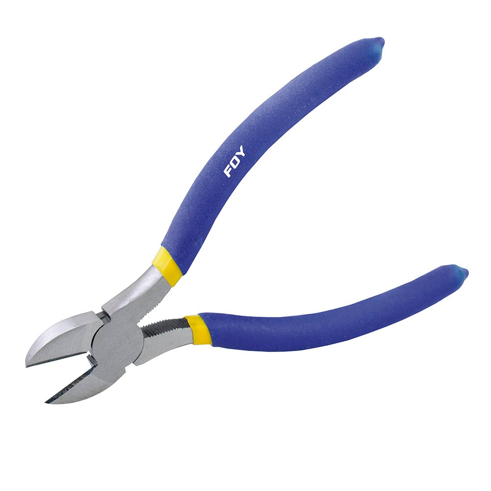 Pinza para electricista con mango con doble plastisol de 8" corte diagonal Foy