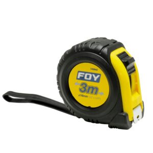 6 Pza Flexómetro con carcasa anti-impacto 3 m x 1/2" Foy