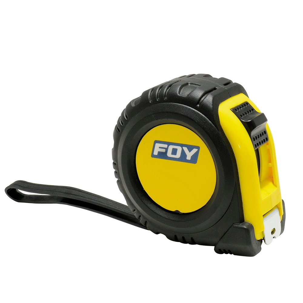 6 Pza Flexómetro con carcasa anti-impacto 5 m x 3/4" Foy