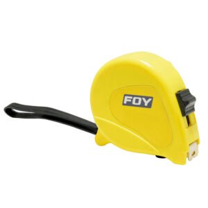 6 Pza Flexómetro con carcasa de plástico amarillo 5 m x 3/4" Foy