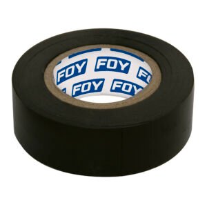 6 Pza Cinta para aislar negra 19 mm x 9 m en blíster Foy
