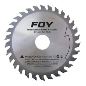 Disco para sierra circular para corte madera 80 dientes, 12" Foy