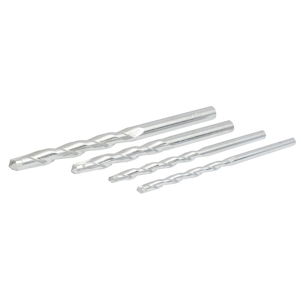10 Pza Juego de brocas para concreto con punta de tungsteno, 4 piezas Foy