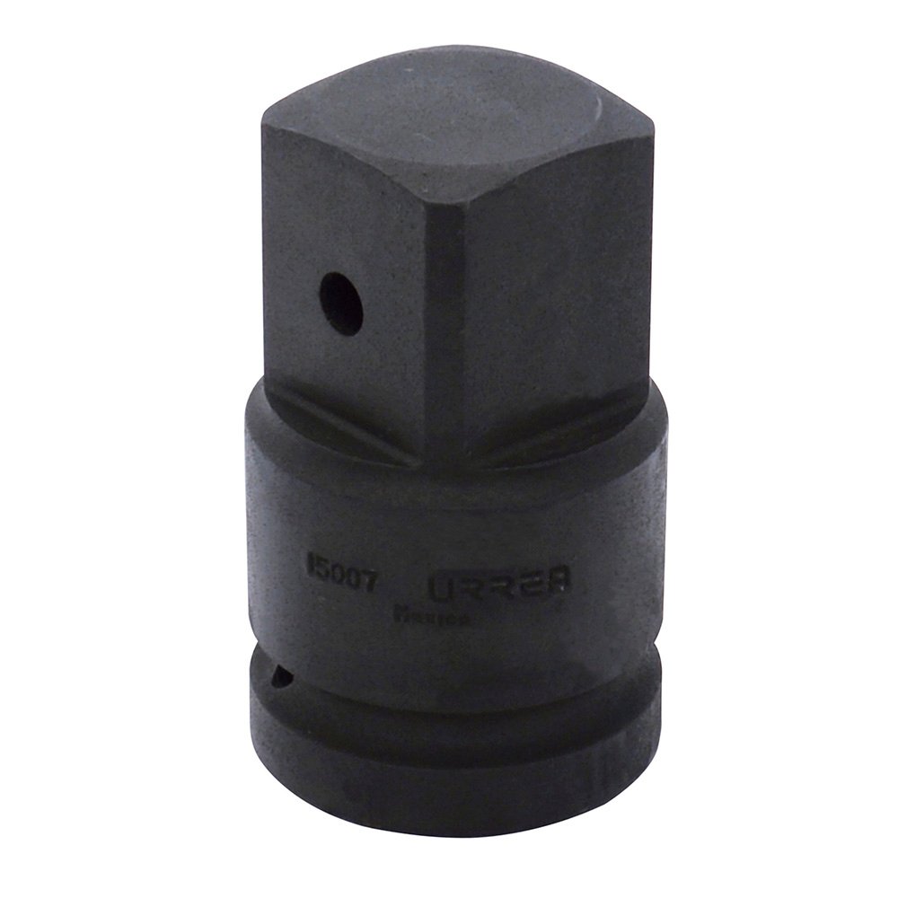 Adaptador con barreno pasado para dado de impacto cuadro de 1" hembra a 1-1/2" macho Urrea