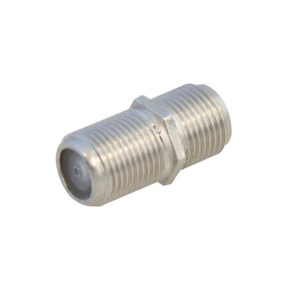 10 Pza Cople para cable coaxial RG6 tipo barril, 4 piezas Surtek