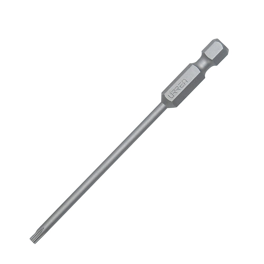 6 Pza Punta Torx de poder hexágono de 1/4", T30 x 3-1/2" Urrea