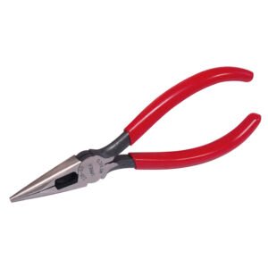 6 Pza Pinza para electricista con mango rubber grip de 6-1/4" punta cónica corte lateral Urrea
