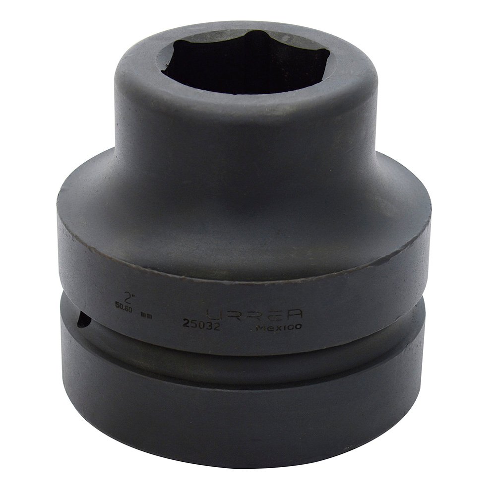 Dado de impacto cuadro de 2-1/2", 6 puntas, en pulgadas, 2" Urrea