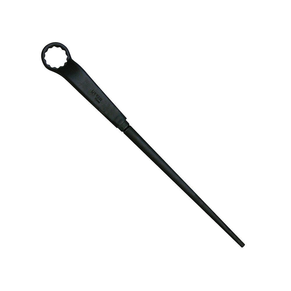 Llave acodada de alta palanca fosfatizada con cola en pulgadas, 12 puntas, 1-7/16" Urrea
