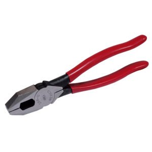 6 Pza Pinza para electricista con mango rubber grip de 9-5/16" corte lateral Urrea