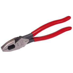 3 Pza Pinza para electricista con mango rubber grip de 9" alta palanca Urrea