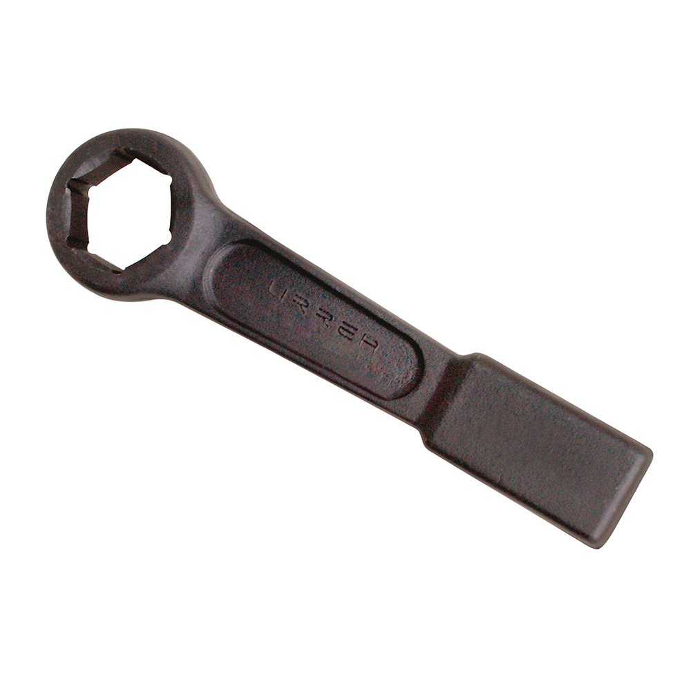 Llave de golpe plana fosfatizada en pulgadas, 6 puntas, 2" Urrea